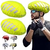Zeawavsl Regenschutz für Fahrradhelm, 2 Stück Universal Fahrradhelm...