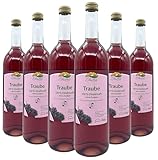 BLEICHHOF® Traubensaft (rot) -Direktsaft, vegan (6x0,72l)