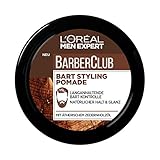 L'Oréal Paris Men Expert Bart Pomade und Haarwachs, Natürliches Finish, Barber Club Bart...