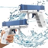 2 Stück Wasserpistole für Kinder,Wasser Spritzpistole Kunststoff,Premium...