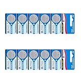 YiNLuax Set Von 10pc/5pc CR2025 Münzbatterien CR2025 3V Lithium Knopfzelle Mit...