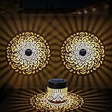 AOOTE Solarlampen für Außen, 2 Stück Solarlaterne für Außen IP65...