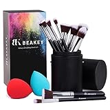 BEAKEY Makeup Pinsel Foundation Pinsel Blending Face Powder Blush Lidschatten Pinsel...
