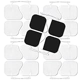 AUVON TENS Gerät Elektroden Pads, 20 Stücke 50X50mm Pads mit patentiertem...
