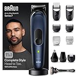 Braun All-In-One Bartpflege Bodygroomer Set, 11-in-1 Barttrimmer, Trimmer/Haarschneider...
