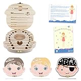 ZWEN MILCHZAHNBOX 3.0 (Prinzessin & Pirat farbig) + süßer Zahnfeebrief I GRATIS E-Book I...