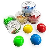 Premium Therapieknete - 4er Set | vegan, rückstandsfrei, geruchlos | 4 Farben...