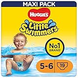 Huggies Little Swimmers Schwimmwindeln Gr.5/6 (12 - 18 kg), 1 Packung mit 19 Stück