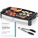 LEBENLANG Elektrogrill 2200 Watt - Elektrogrill 4-8 Personen | Tragbarer XXL...