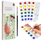 Generisch 20 Seiten Kinder Aquarell Skizzenbuch, 3-8 Jahre alt Tasche Malbuch, Reise...