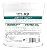 Vet's Best Hunde Zahnreinigungstücher 50 Stück, Weiß