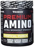 Weider Premium Amino Intra Workout mit EAA/ BCAA, Tropical Punch, Fitness & Bodybuilding,...
