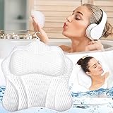 MOYKSRR Badewannenkissen, Nackenkissen Badewanne, Badewannenkissen Atmungsaktiver 4D Air...