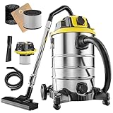 Monzana® Nass Trockensauger 30L GS-Zertifiziert Steckdose 9m Bewegungsradius Industrie...