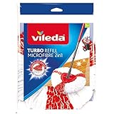 Vileda Turbo 2in1 EasyWring&Clean Wischmopp Ersatzköpfe, Mikrofaser Moppköpfe...