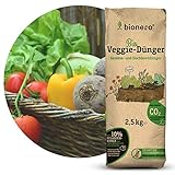 bionero® Bio-Veggiedünger 2,5 kg, Gemüsedünger für Hochbeete, Kräuterdünger für...