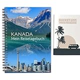 Reisetagebuch Kanada + Bucket List | Interaktives Tagebuch zum Ausfüllen mit...
