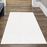 Teppich-Traum Kurzflor Teppich Flur Läufer kurz modern Designerteppich weich...