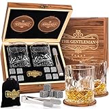 Whisiskey Whisky Gläser Set - Whiskey Geschenkset Glas - Whiskygläser - Geschenke für...