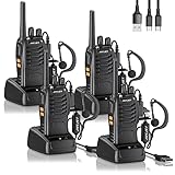 JUCJET 88E Walkie Talkie,Lizenzfrei PMR446 16 Kanäle Funkgeräte,2W Funkempfang 16...