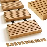 holz4home® Rollweg Aus Lärche 25 cm | Einfach Ausrollen |...