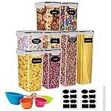 rokrist Vorratsdosen 8 Set, Aufbewahrungsbox Küche mit Deckel, Vorratsdosen...