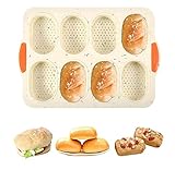 HuaMuDM Backform Brötchen, Backform für brötchen,Brötchen Backform Silikon,...
