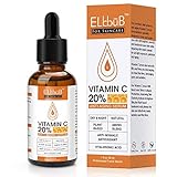 Vitamin C Serum mit Hyaluronsäure für Gesicht & Hau - Gesichts serum Vitamin C Vegan...