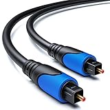 deleyCON 1,5m Optisches Digital Audio Kabel SPDIF 2x Toslink Stecker...