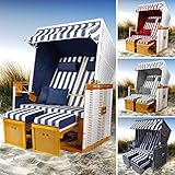 BRAST® Strandkorb Nordsee XXL für 2 Personen 120cm breit mehrere Designs incl....