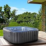Whirlpool aufblasbar BRAST® MSpa Tekapo für 6 Personen 185x185cm In-Outdoor Pool 132...