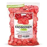 GEFRIERGETROCKNETE ERDBEEREN, 100g Früchte in Scheiben, 100% Trockenfrüchte - natürlich...