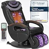 maxVitalis Shiatsu Massagesessel mit Wärmefunktion, Fernsehsessel rollbar,...