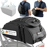 Valkental® 3in1 Fahrradtasche für Gepäckträger mit Kühlfunktion - 10L Volumen -...