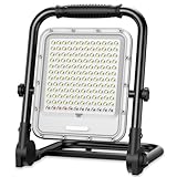 JADIDIS 400W Led Baustrahler Akku 4 Modi Arbeitsleuchte 42000LM 32000mAh...