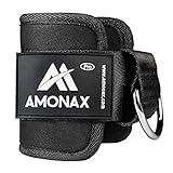 Amonax fußschlaufe kabelzug (1 Stück), fußmanschetten kabelzug für Fitness fußgewicht...