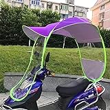 DONGSHUAI Motorrad-Regenschutz, Universal-Elektro-Motorrad-Sonnenschutz-Abdeckung,...
