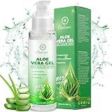 Aloe Vera Gel, Rein Aloe Vera Gel Portable für Trockene Strapazierte Haut & Sonnenbrand -...