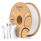 ELEGOO PLA Filament 1.75mm Weiß 1KG, 3D Drucker Filament Maßgenauigkeit +/-...