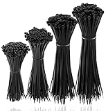 500x Kabelbinder cable ties schwarz Set - kurz & lang - reißfest & UV...
