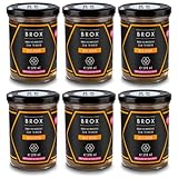 BROX Premium Knochenbrühe Bio-Huhn (6x370ml) - 100% natürliche Inhaltsstoffe - Reich an...
