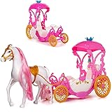 Puppen Kutsche mit Pferd Verschiedene Artikel frei wählbar passend für Barbie Puppen -...