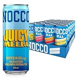 NOCCO BCAA energy drink 24er pack – zuckerfrei, vegan Energy Getränk mit Koffein,...