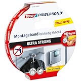 tesa Powerbond ULTRA STRONG - Doppelseitiges, extra starkes Montageband zur permanenten...