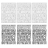 LAINIKE 6 Blätter 612 Stück Buchstaben Aufkleber Selbstklebende Buchstaben...