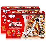 2x Dr. Oetker Knusper Häuschen lebkuchen haus hexenhaus zum Selberbasteln 403g