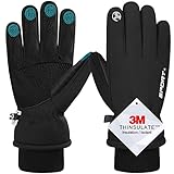 Winterhandschuhe, Wasserdichte Warme Touchscreen Handschuhe für Herren und Damen,...