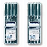 Staedtler permanenter Universalstift Lumocolor, wisch- und wasserfest, sekundenschnell...