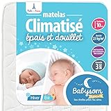 Babysom - Babymatratze | 70x140 cm | Kindermatratze Sommer/Winter | Atmungsaktiv |...