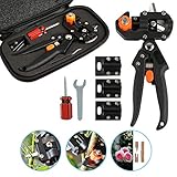 Ballery Pfropfen Werkzeug Kit, Garten Pfropfschere Schere Veredelungsschere Ratschenschere...